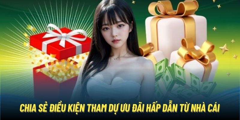 Chia sẻ điều kiện tham dự ưu đãi hấp dẫn từ nhà cái